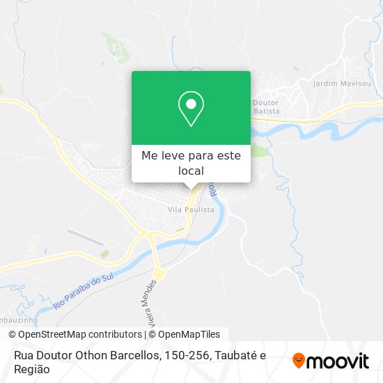 Rua Doutor Othon Barcellos, 150-256 mapa