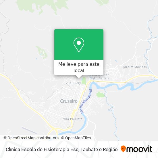 Clínica Escola de Físioterapia Esc mapa