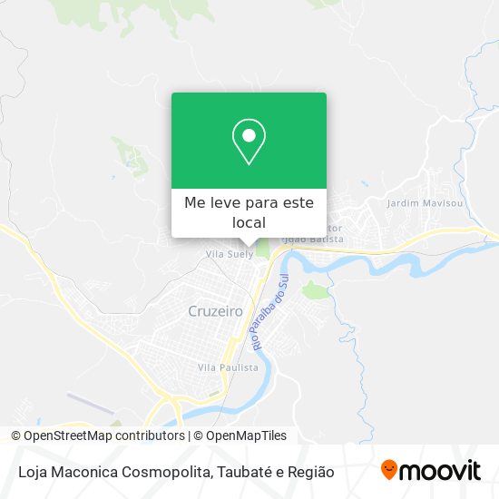Loja Maconica Cosmopolita mapa