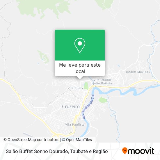 Salão Buffet Sonho Dourado mapa