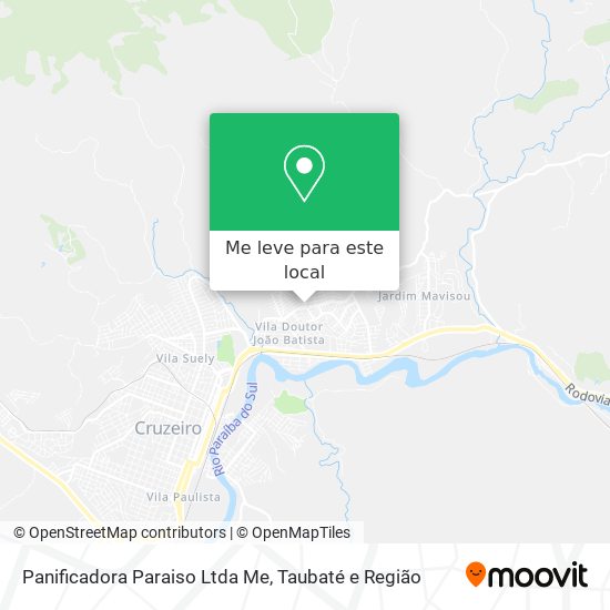 Panificadora Paraiso Ltda Me mapa