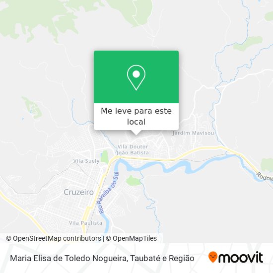 Maria Elisa de Toledo Nogueira mapa