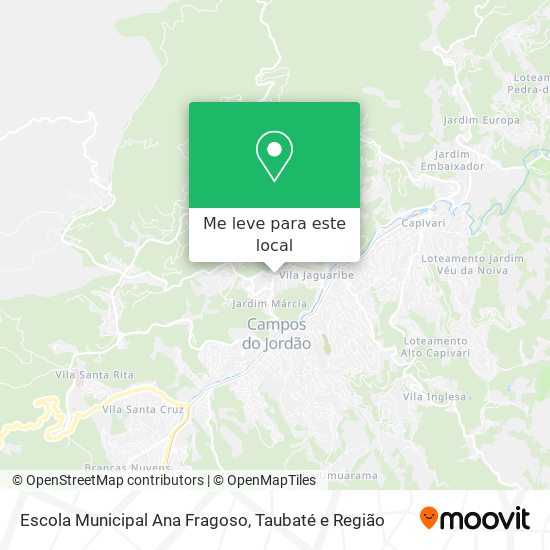 Escola Municipal Ana Fragoso mapa