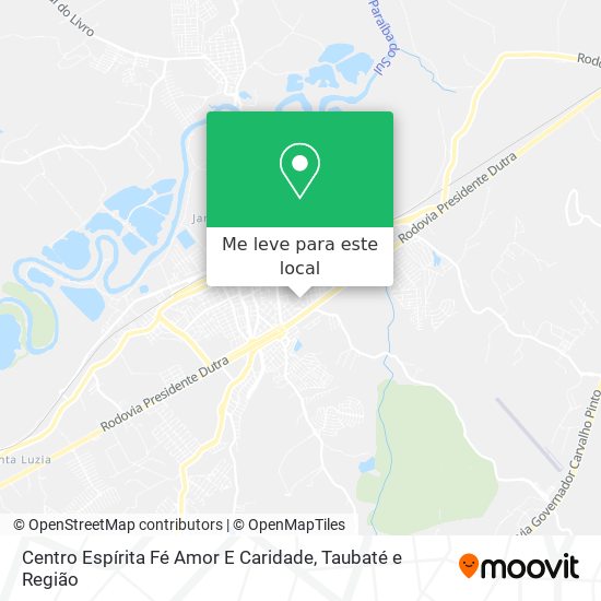 Centro Espírita Fé Amor E Caridade mapa