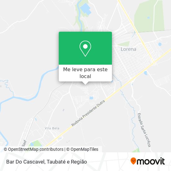 Bar Do Cascavel mapa