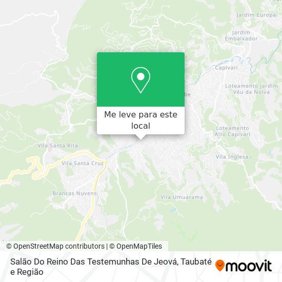 Salão Do Reino Das Testemunhas De Jeová mapa