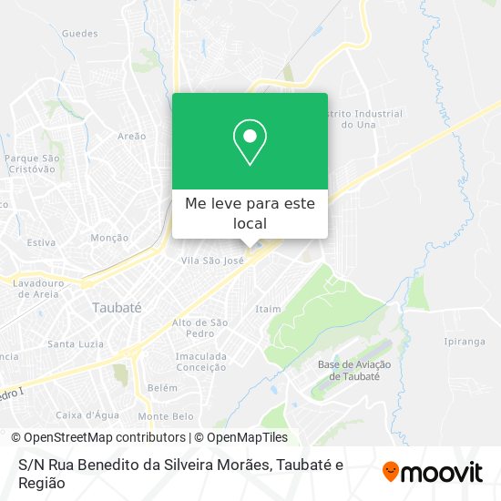 S / N Rua Benedito da Silveira Morães mapa