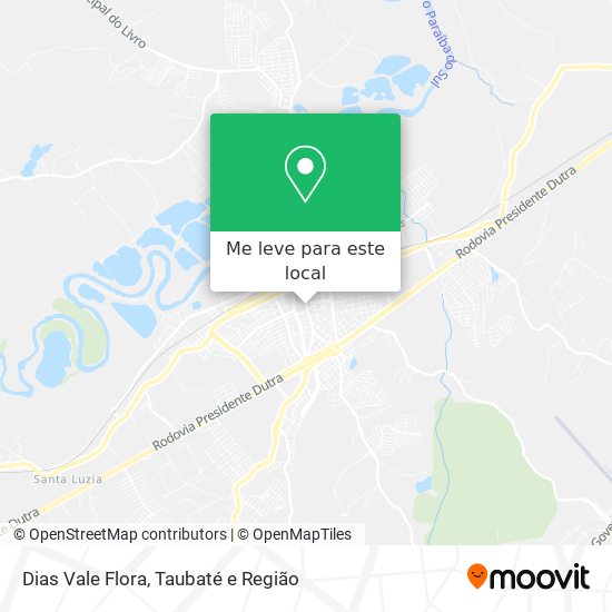 Dias Vale Flora mapa