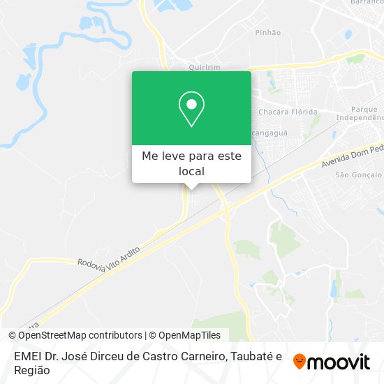 EMEI Dr. José Dirceu de Castro Carneiro mapa