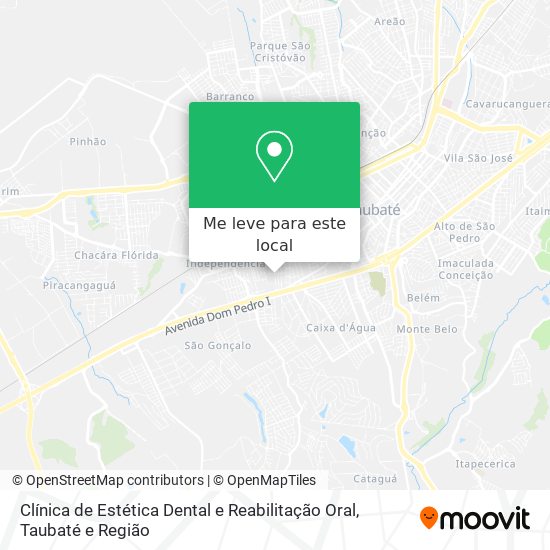 Clínica de Estética Dental e Reabilitação Oral mapa