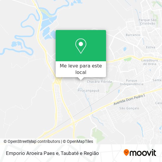 Emporio Aroeira Paes e mapa
