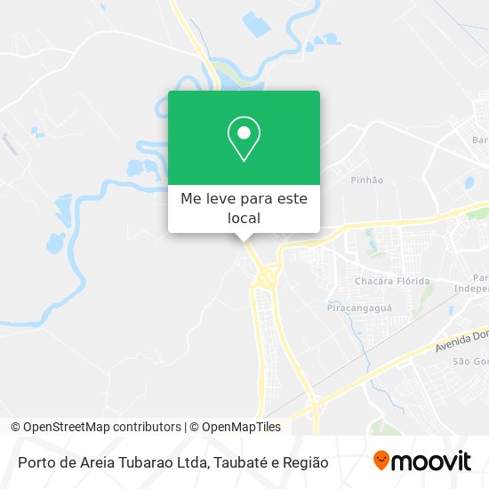 Porto de Areia Tubarao Ltda mapa