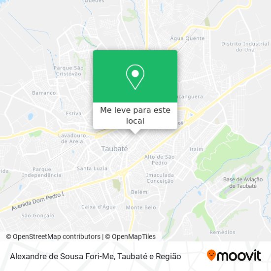 Alexandre de Sousa Fori-Me mapa