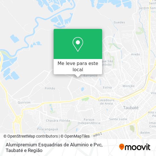 Alumipremium Esquadrias de Aluminio e Pvc mapa