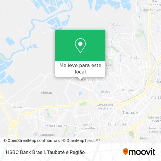 HSBC Bank Brasil mapa