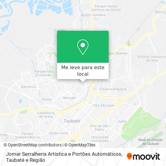 Jomar Serralheria Artística e Portões Automáticos mapa