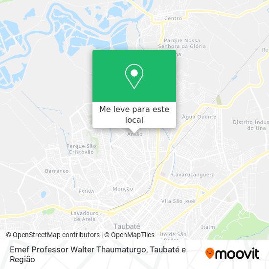Emef Professor Walter Thaumaturgo mapa