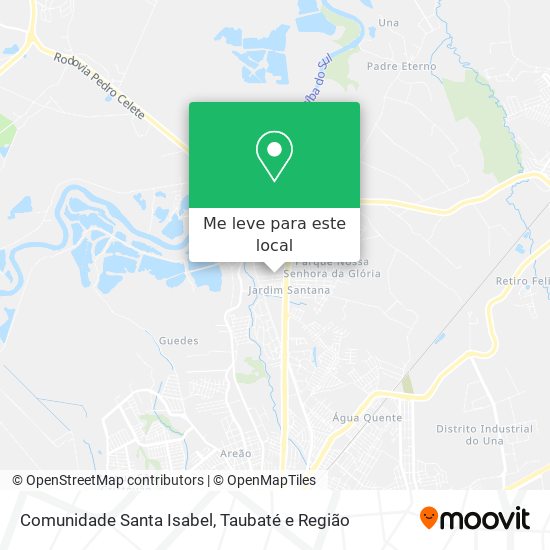 Comunidade Santa Isabel mapa