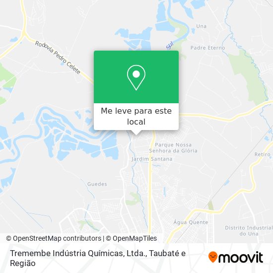 Tremembe Indústria Químicas, Ltda. mapa