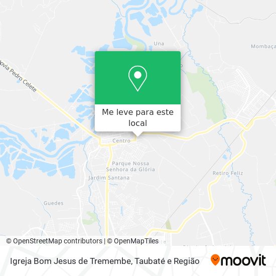 Igreja Bom Jesus de Tremembe mapa
