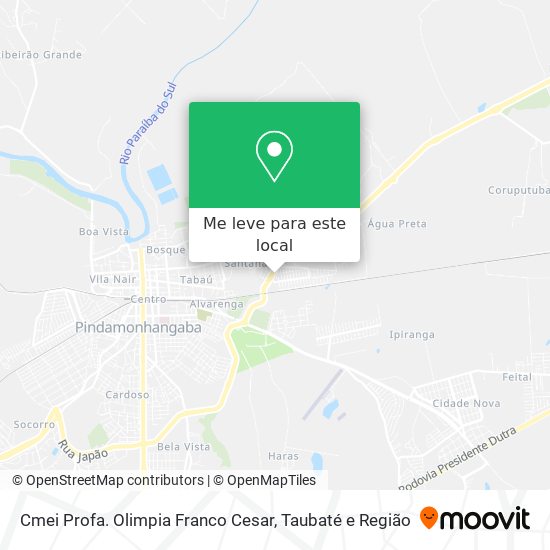 Cmei Profa. Olimpia Franco Cesar mapa