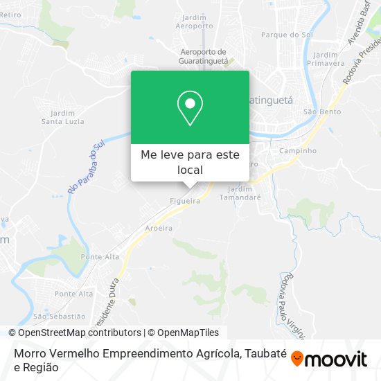 Morro Vermelho Empreendimento Agrícola mapa