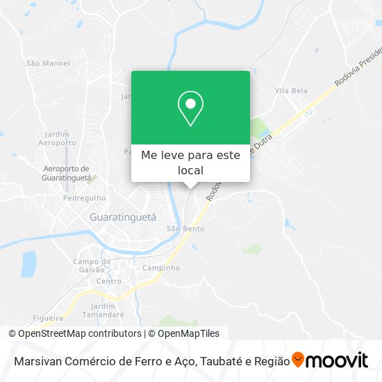 Marsivan Comércio de Ferro e Aço mapa