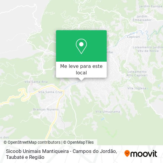 Sicoob Unimais Mantiqueira - Campos do Jordão mapa