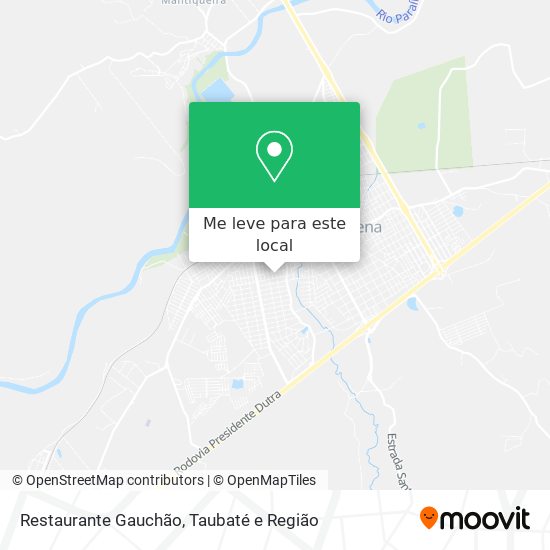 Restaurante Gauchão mapa