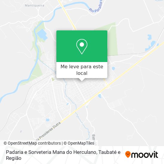 Padaria e Sorveteria Mana do Herculano mapa
