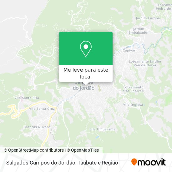 Salgados Campos do Jordão mapa
