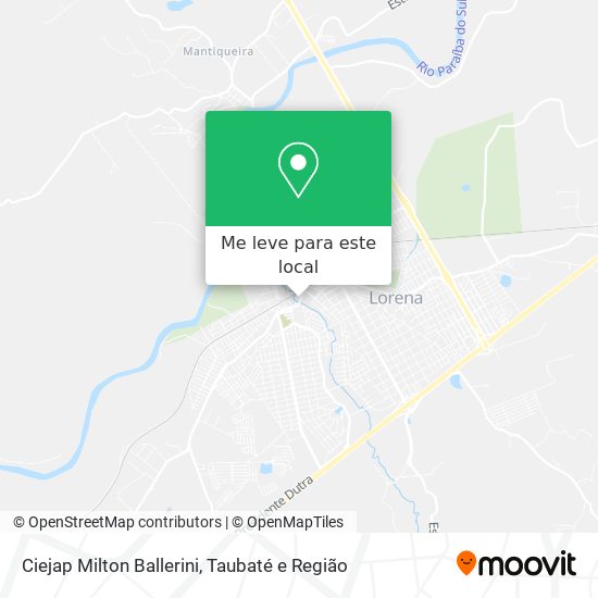 Ciejap Milton Ballerini mapa