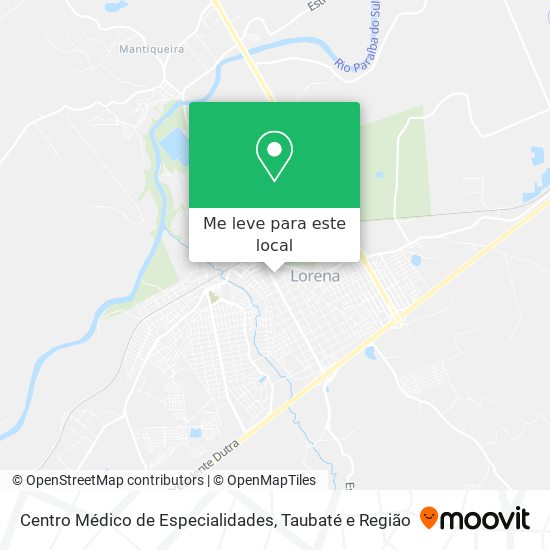 Centro Médico de Especialidades mapa