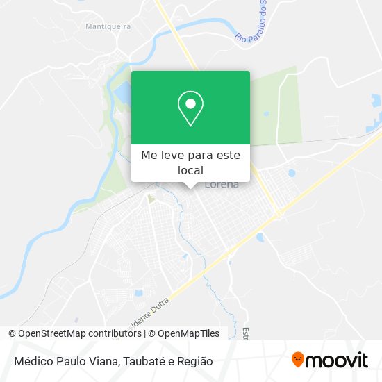 Médico Paulo Viana mapa