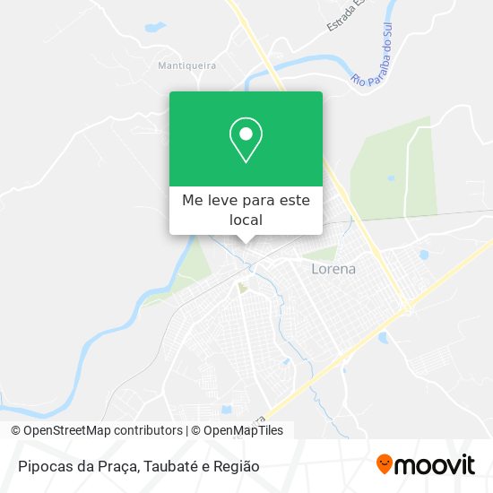 Pipocas da Praça mapa