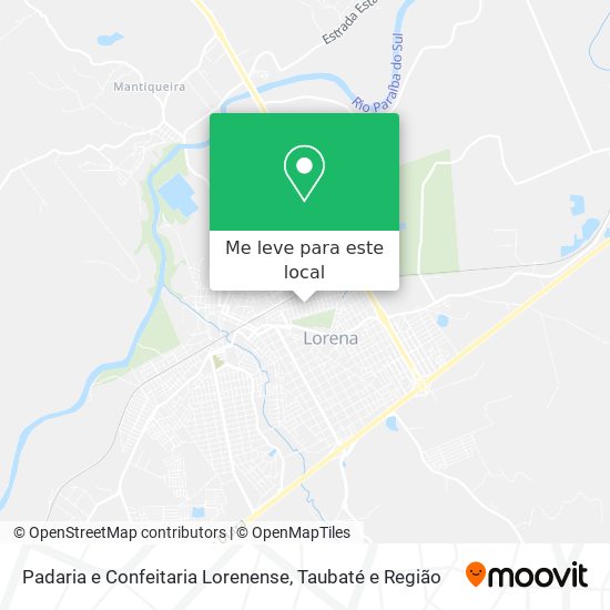 Padaria e Confeitaria Lorenense mapa