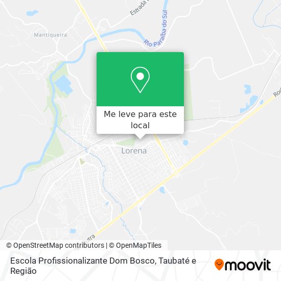 Escola Profissionalizante Dom Bosco mapa