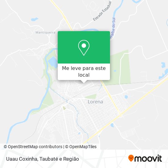 Uaau Coxinha mapa