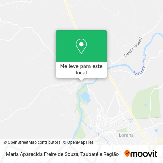 Maria Aparecida Freire de Souza mapa