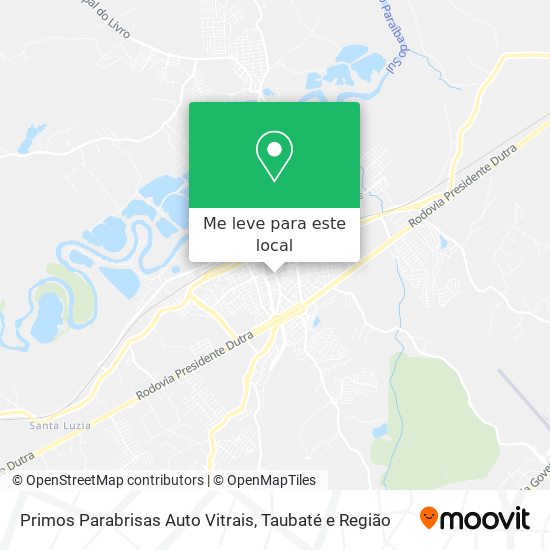 Primos Parabrisas Auto Vitrais mapa