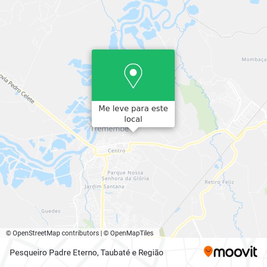 Pesqueiro Padre Eterno mapa