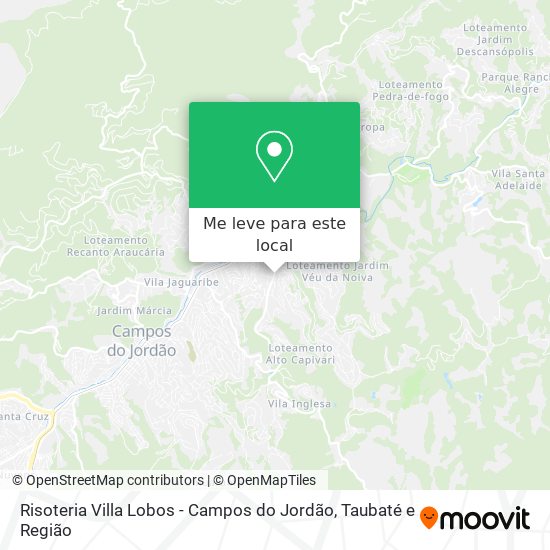 Risoteria Villa Lobos - Campos do Jordão mapa