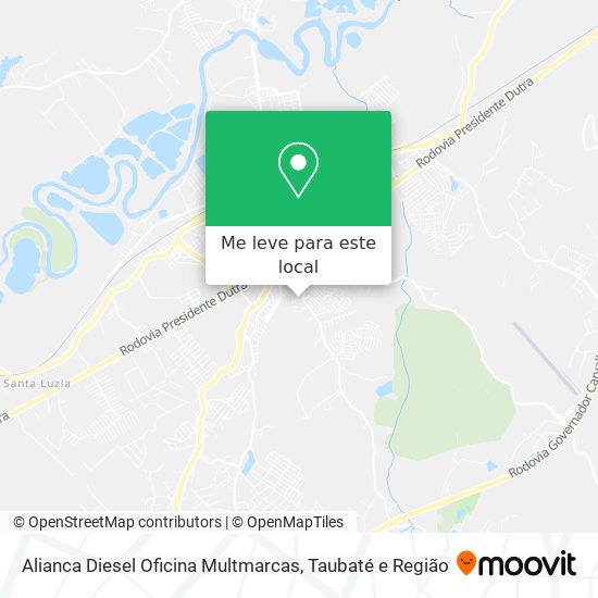 Alianca Diesel Oficina Multmarcas mapa