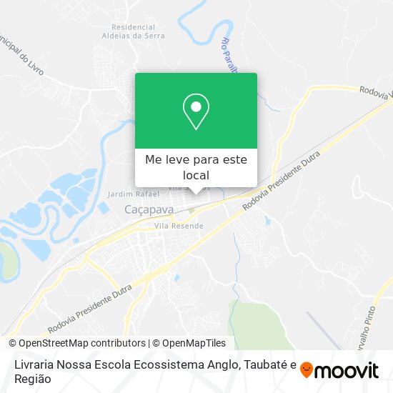 Livraria Nossa Escola Ecossistema Anglo mapa