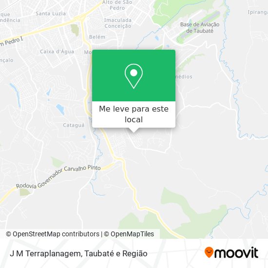 J M Terraplanagem mapa
