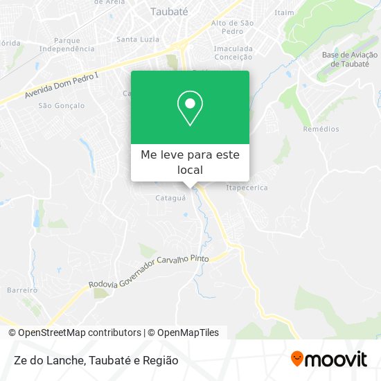 Ze do Lanche mapa