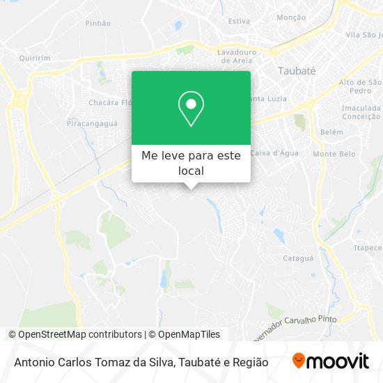 Antonio Carlos Tomaz da Silva mapa
