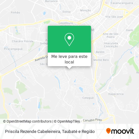 Priscila Rezende Cabeleireira mapa