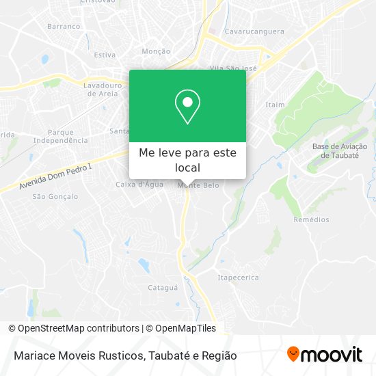 Mariace Moveis Rusticos mapa