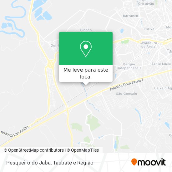 Pesqueiro do Jaba mapa